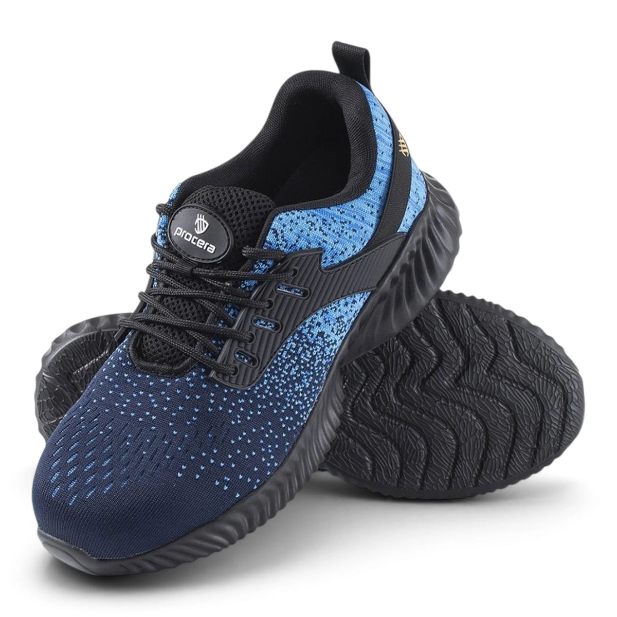 Sicherheitsschuhe Unisex Schwarz/Blau | PROCERA TEXO-FLY S1