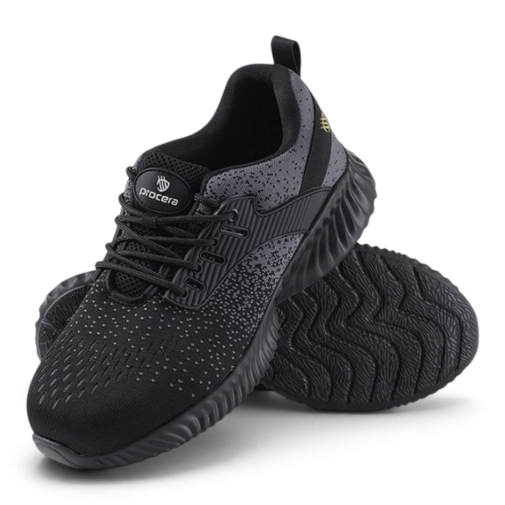 Sicherheitsschuhe Unisex Schwarz/Grau | PROCERA TEXO-FLY S1