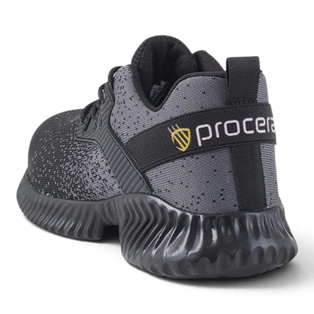 Sicherheitsschuhe Unisex Schwarz/Grau | PROCERA TEXO-FLY S1