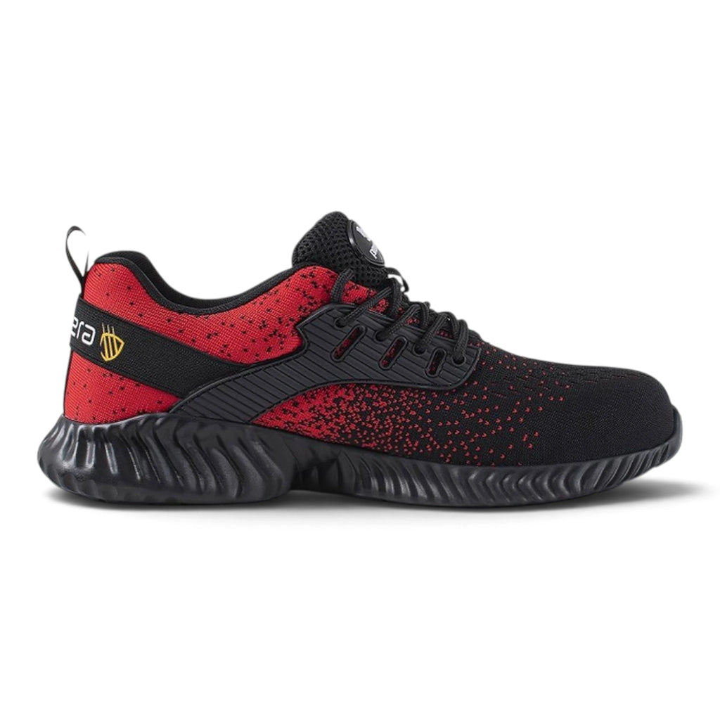 Sicherheitsschuhe Unisex Schwarz/Rot | PROCERA TEXO-FLY S1