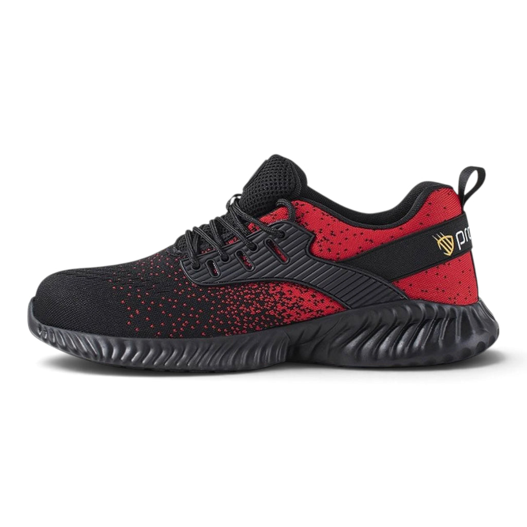Sicherheitsschuhe Unisex Schwarz/Rot | PROCERA TEXO-FLY S1