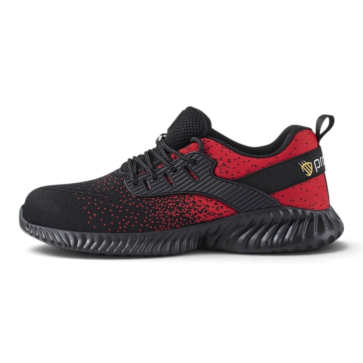 Sicherheitsschuhe Unisex Schwarz/Rot | PROCERA TEXO-FLY S1