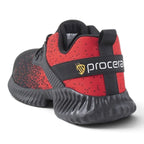 Sicherheitsschuhe Unisex Schwarz/Rot | PROCERA TEXO-FLY S1