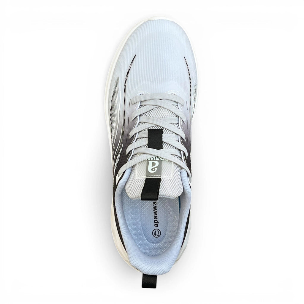 Damen & Herren Laufschuhe leichte Sportschuhe Turnschuhe Sneaker Schuhe, Grau 38-43