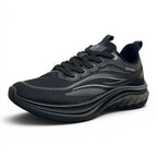 Damen & Herren Laufschuhe leichte Sportschuhe Turnschuhe Sneaker Schuhe, Schwarz 38-43