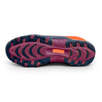 CKK SCHUHE leichte Wanderschuhe mit orangefarbenen Details und rutschfester Sohle