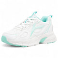 CKK SCHUHE weiss gruene Damen und Herren Sneaker aus Synthetik mit Textilfutter und EVA-Sohle, ideal für Alltag und Sport.